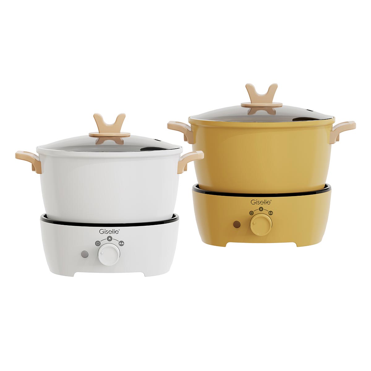 Giselle Multifunction Electric Hot Pot Cooker with Grill (800W / 3L