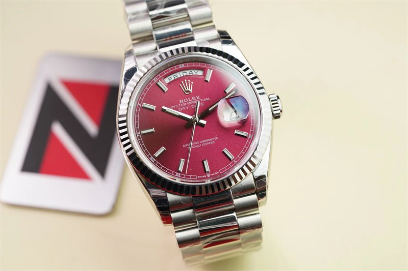 ロレックス デイデイト 118239 チェリー文字盤 - 浦山時計店