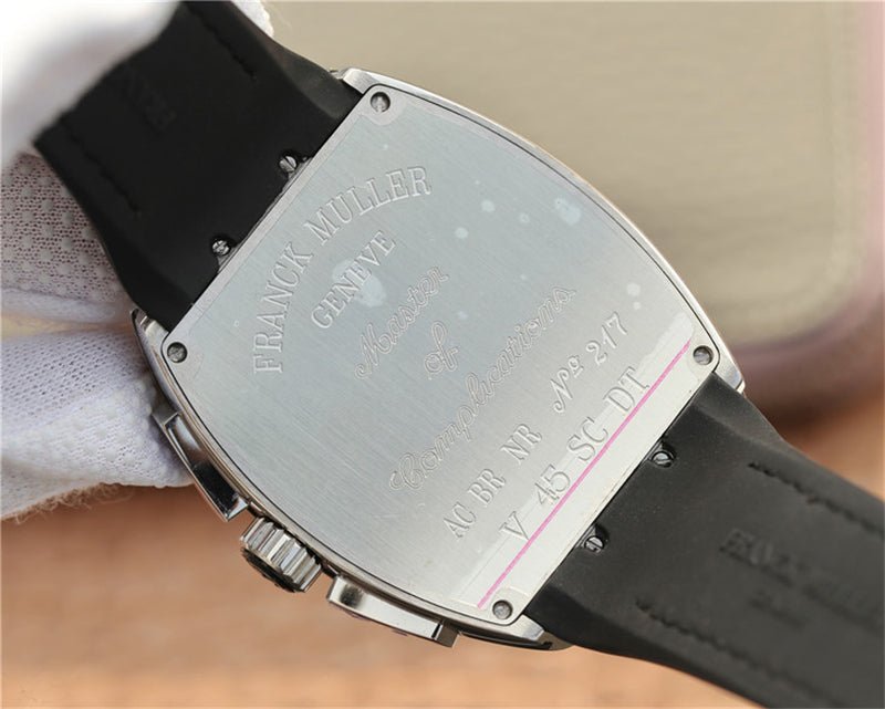 フランク ミュラー 45CCBLKBLKGRY-3ヴァンガードブラックダイヤル クロノグラフ - 浦山時計店