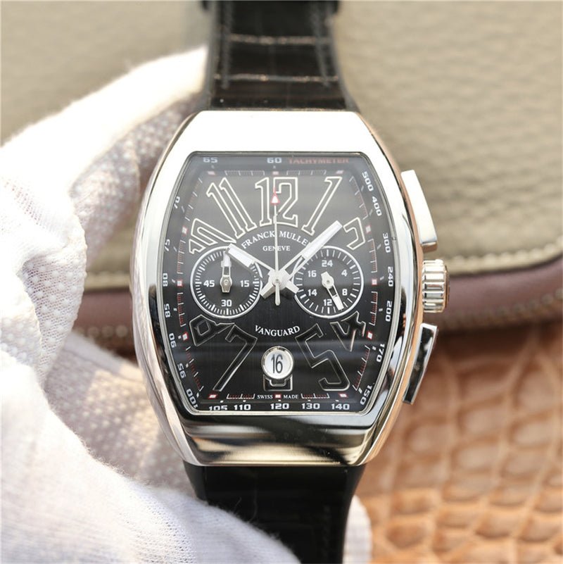 フランク ミュラー 45CCBLKBLKGRY-3ヴァンガードブラックダイヤル クロノグラフ - 浦山時計店