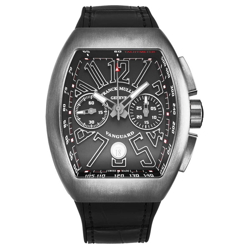 フランク ミュラー 45CCBLKBLKGRY-3ヴァンガードブラックダイヤル クロノグラフ - 浦山時計店