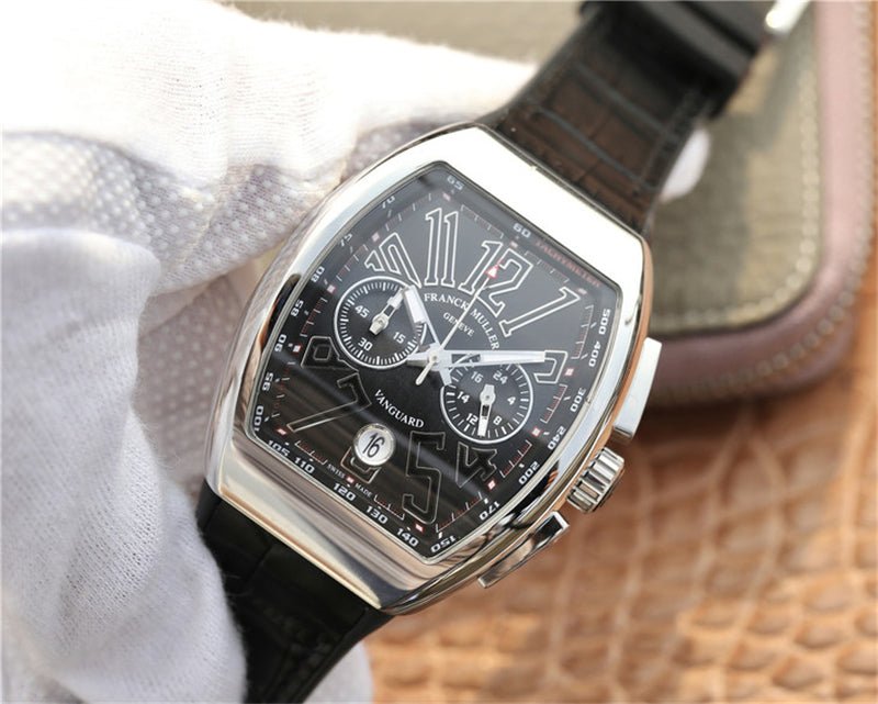 フランク ミュラー 45CCBLKBLKGRY-3ヴァンガードブラックダイヤル クロノグラフ - 浦山時計店