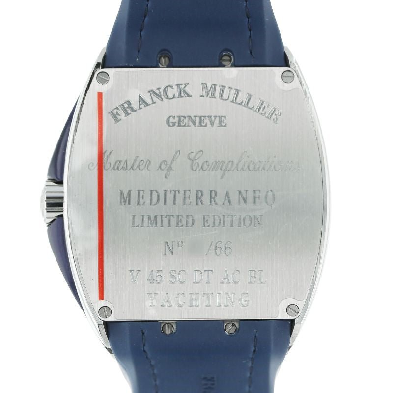 フランクミュラー ヴァンガード ヨッティング メディテラネオ限定 世界限定66本V45SCDT AC BL - 浦山時計店