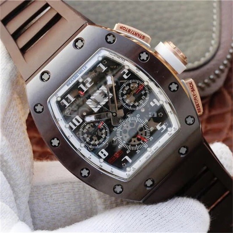 リシャール・ミル RICHARD MILLE RM011カーボンファイバークロノグラフ腕時計最高級品 - 浦山時計店