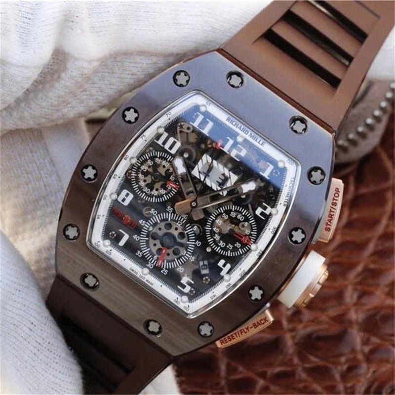 リシャール・ミル RICHARD MILLE RM011カーボンファイバークロノグラフ腕時計最高級品 - 浦山時計店