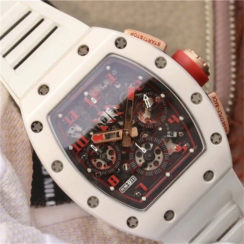 リシャール・ミル RICHARD MILLE RM011ホワイトセラミックスクロノグラフ腕時計最高級品 - 浦山時計店