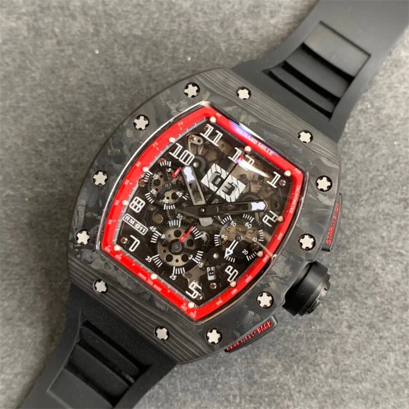 リシャール・ミル RICHARD MILLE RM011カーボンファイバークロノグラフ腕時計最高級品 - 浦山時計店