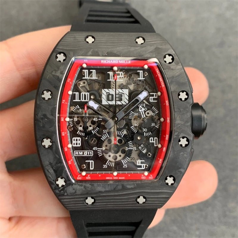 リシャール・ミル RICHARD MILLE RM011カーボンファイバークロノグラフ腕時計最高級品
