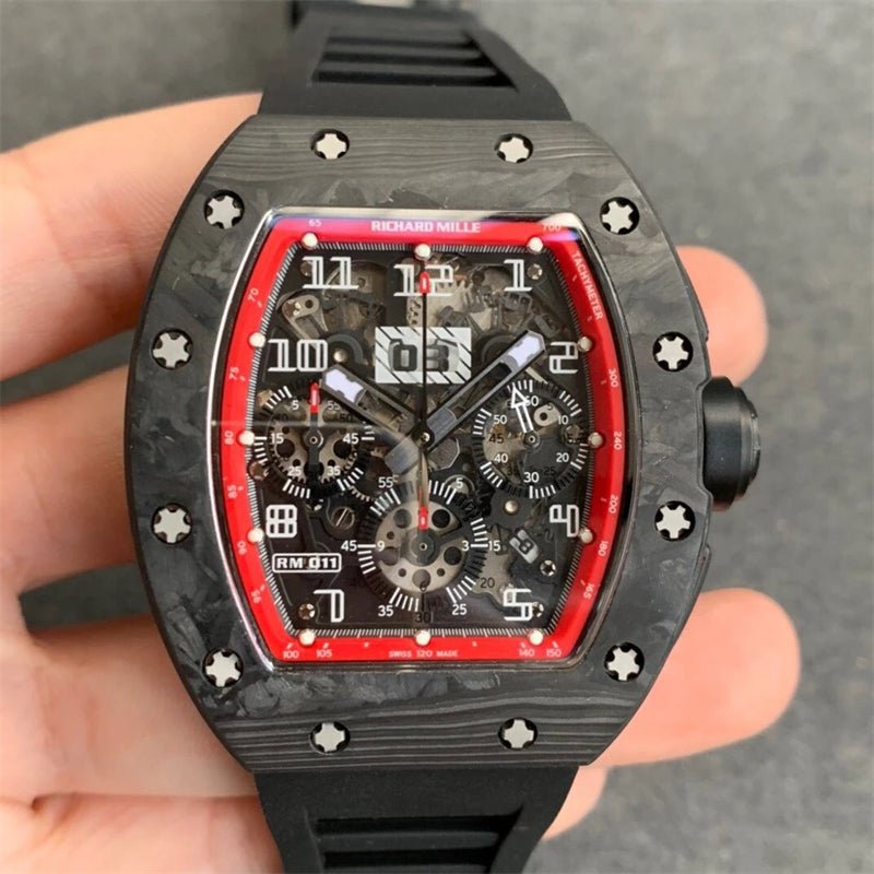 リシャール・ミル RICHARD MILLE RM011カーボンファイバークロノグラフ腕時計最高級品 - 浦山時計店