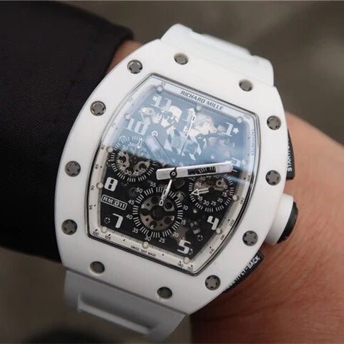 リシャール・ミル RICHARD MILLE RM011ホワイトセラミッククロノグラフ腕時計最高級品 - 浦山時計店