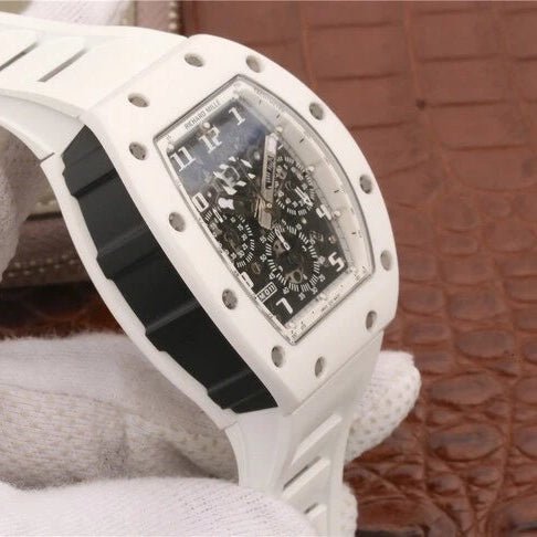 リシャール・ミル RICHARD MILLE RM011ホワイトセラミッククロノグラフ腕時計最高級品 - 浦山時計店