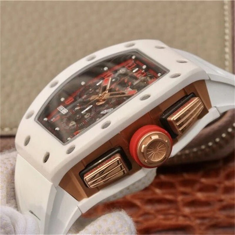 リシャール・ミル RICHARD MILLE RM011ホワイトセラミックスクロノグラフ腕時計最高級品 - 浦山時計店