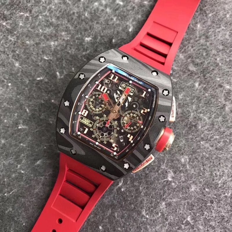 リシャール・ミル RICHARD MILLE RM011カーボンファイバークロノグラフ腕時計最高級品 - 浦山時計店