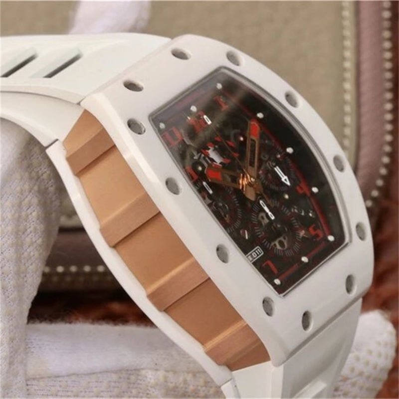 リシャール・ミル RICHARD MILLE RM011ホワイトセラミックスクロノグラフ腕時計最高級品 - 浦山時計店