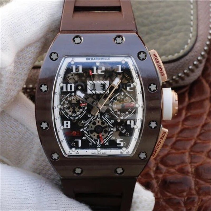 リシャール・ミル RICHARD MILLE RM011カーボンファイバークロノグラフ腕時計最高級品 - 浦山時計店