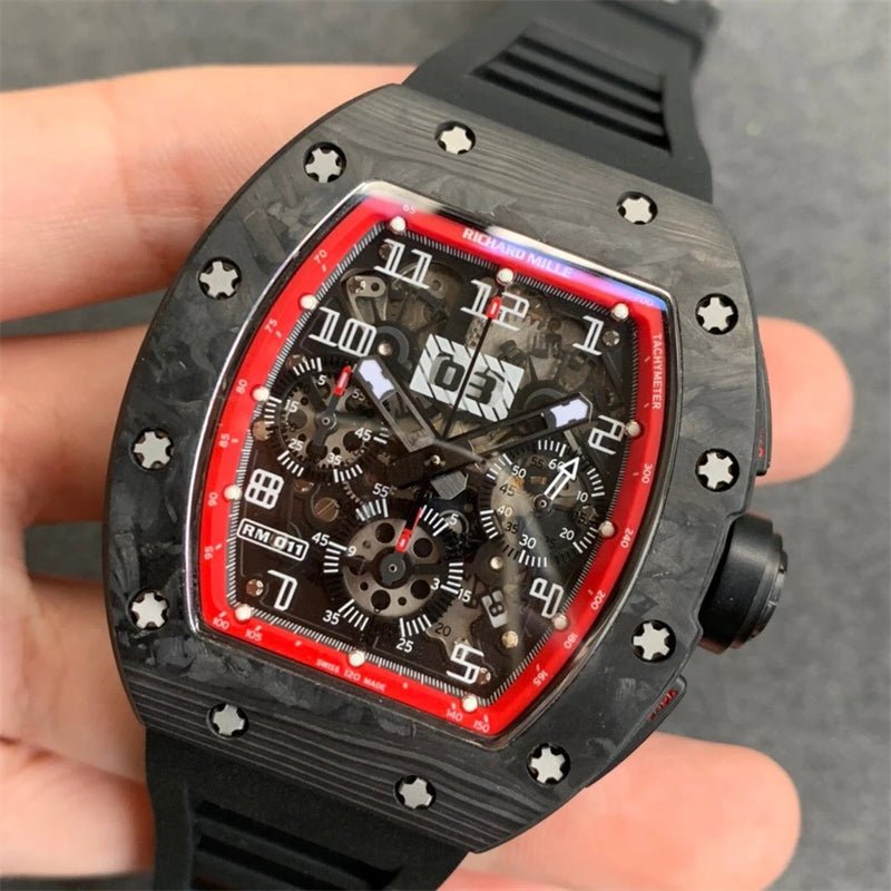 リシャール・ミル RICHARD MILLE RM011カーボンファイバークロノグラフ腕時計最高級品 - 浦山時計店