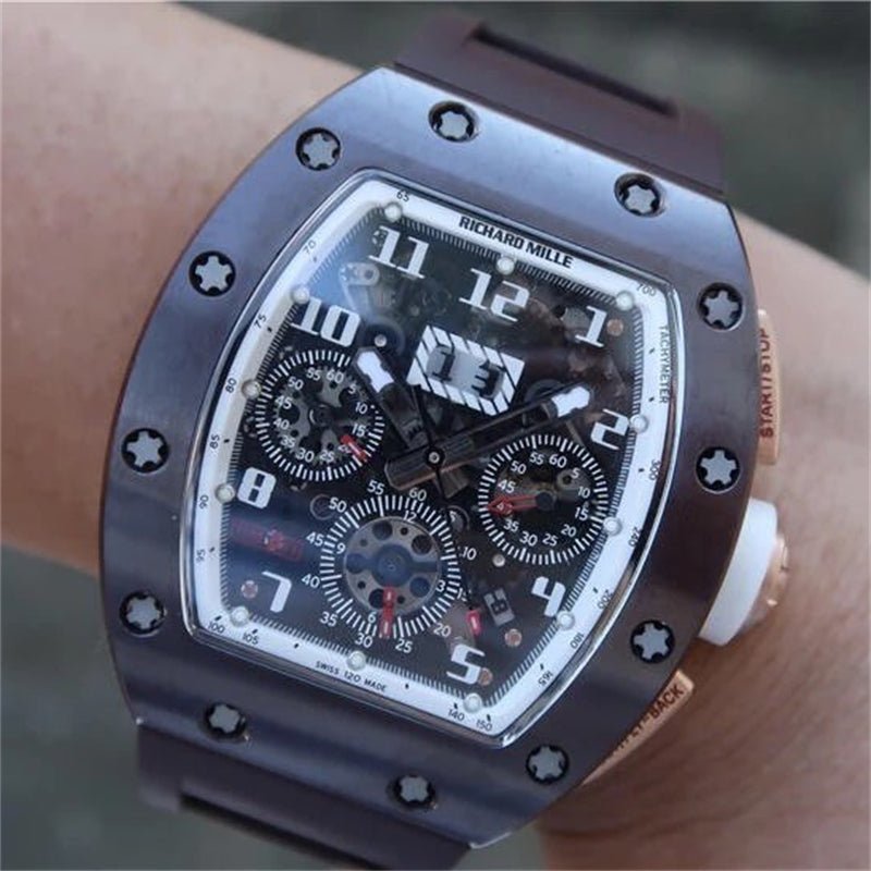 リシャール・ミル RICHARD MILLE RM011カーボンファイバークロノグラフ腕時計最高級品 - 浦山時計店