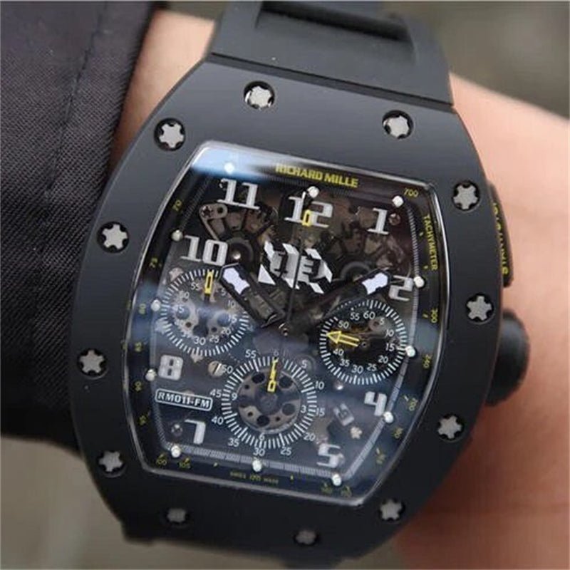リシャール・ミル RICHARD MILLE RM011ブラックセラミックスクロノグラフ腕時計最高級品 - 浦山時計店