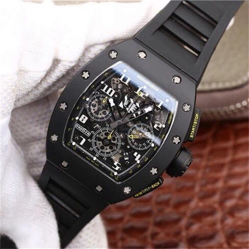 リシャール・ミル RICHARD MILLE RM011ブラックセラミックスクロノグラフ腕時計最高級品 - 浦山時計店