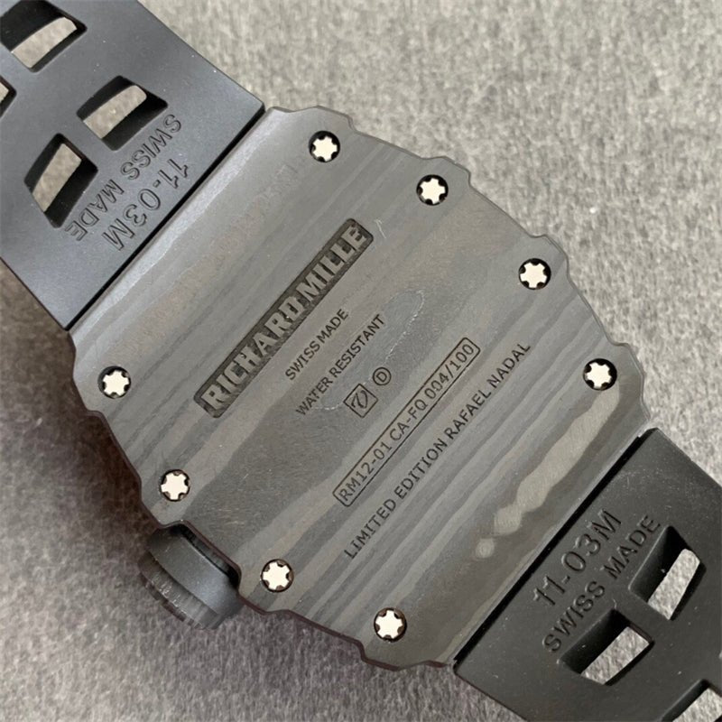 リシャール ミル RM 12-01 トゥールビヨン カーボンファイバー最高級品 - 浦山時計店