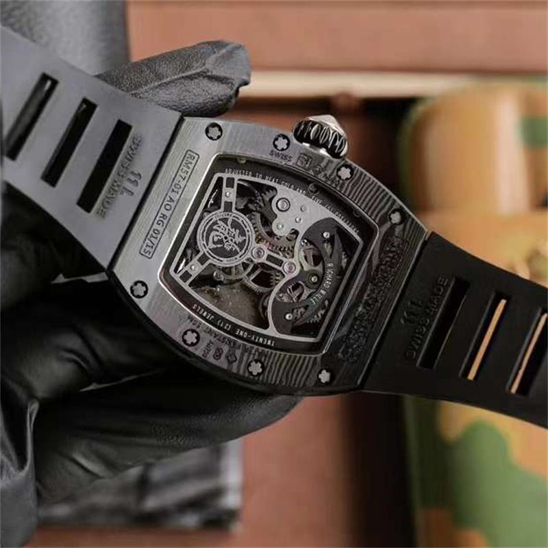 リシャール ミル RM 51-01 トゥールビヨン カーボンファイバー最高級品 - 浦山時計店