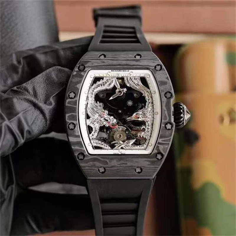 リシャール ミル RM 51-01 トゥールビヨン カーボンファイバー最高級品 - 浦山時計店