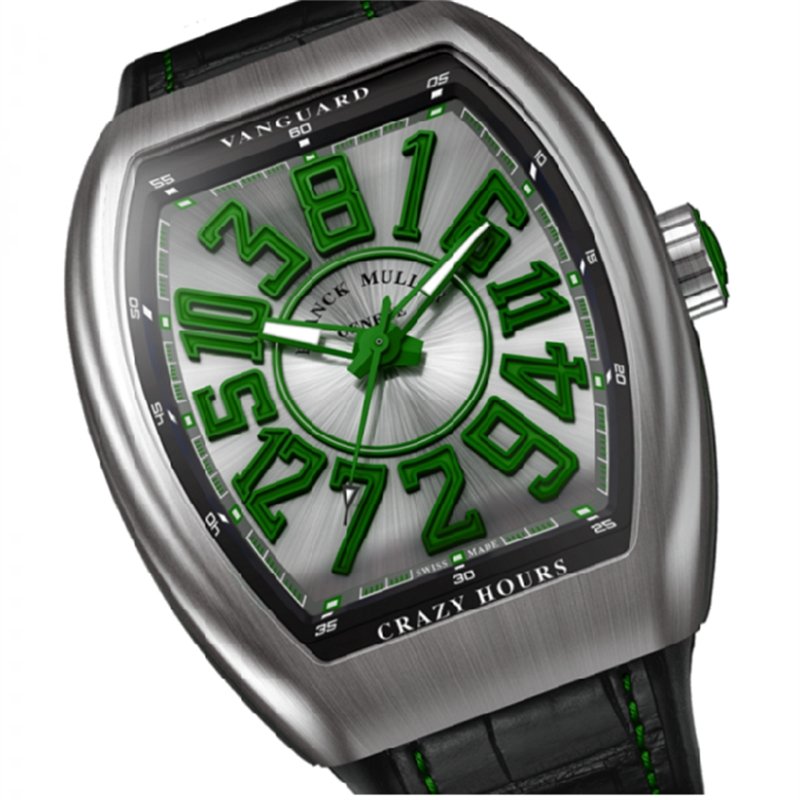 フランクミュラー ヴァンガード クレイジーアワーズ グリーン チタニウムV 45 CH BR (VR) - 浦山時計店