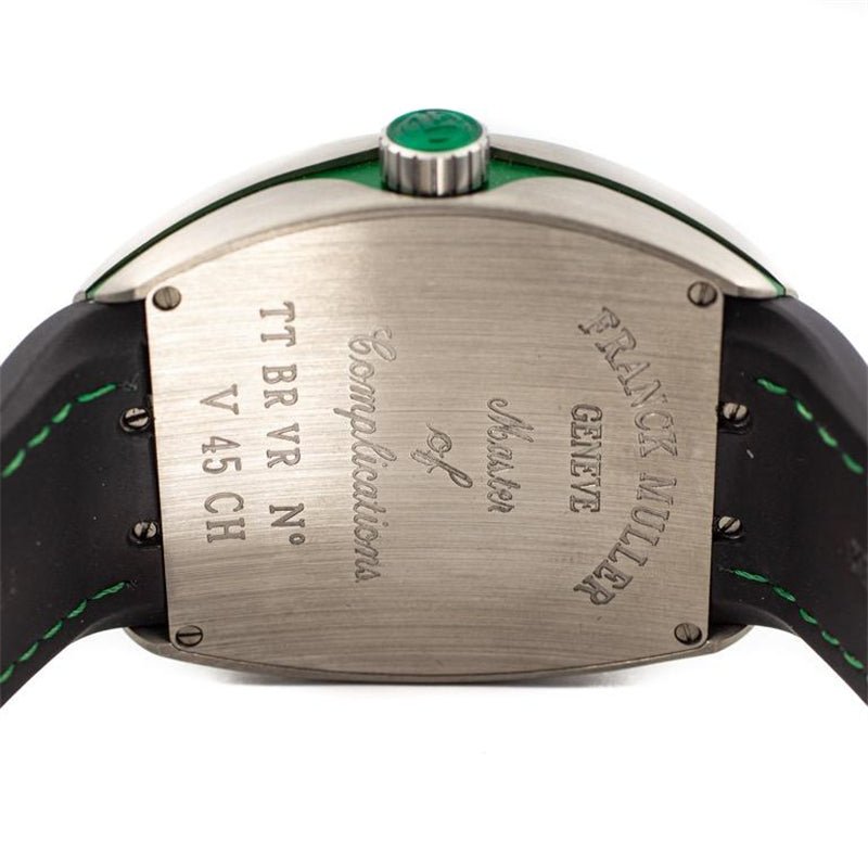 フランクミュラー ヴァンガード クレイジーアワーズ グリーン チタニウムV 45 CH BR (VR) - 浦山時計店