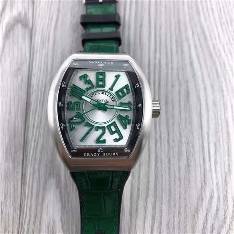 フランクミュラー ヴァンガード クレイジーアワーズ グリーン チタニウムV 45 CH BR (VR) - 浦山時計店