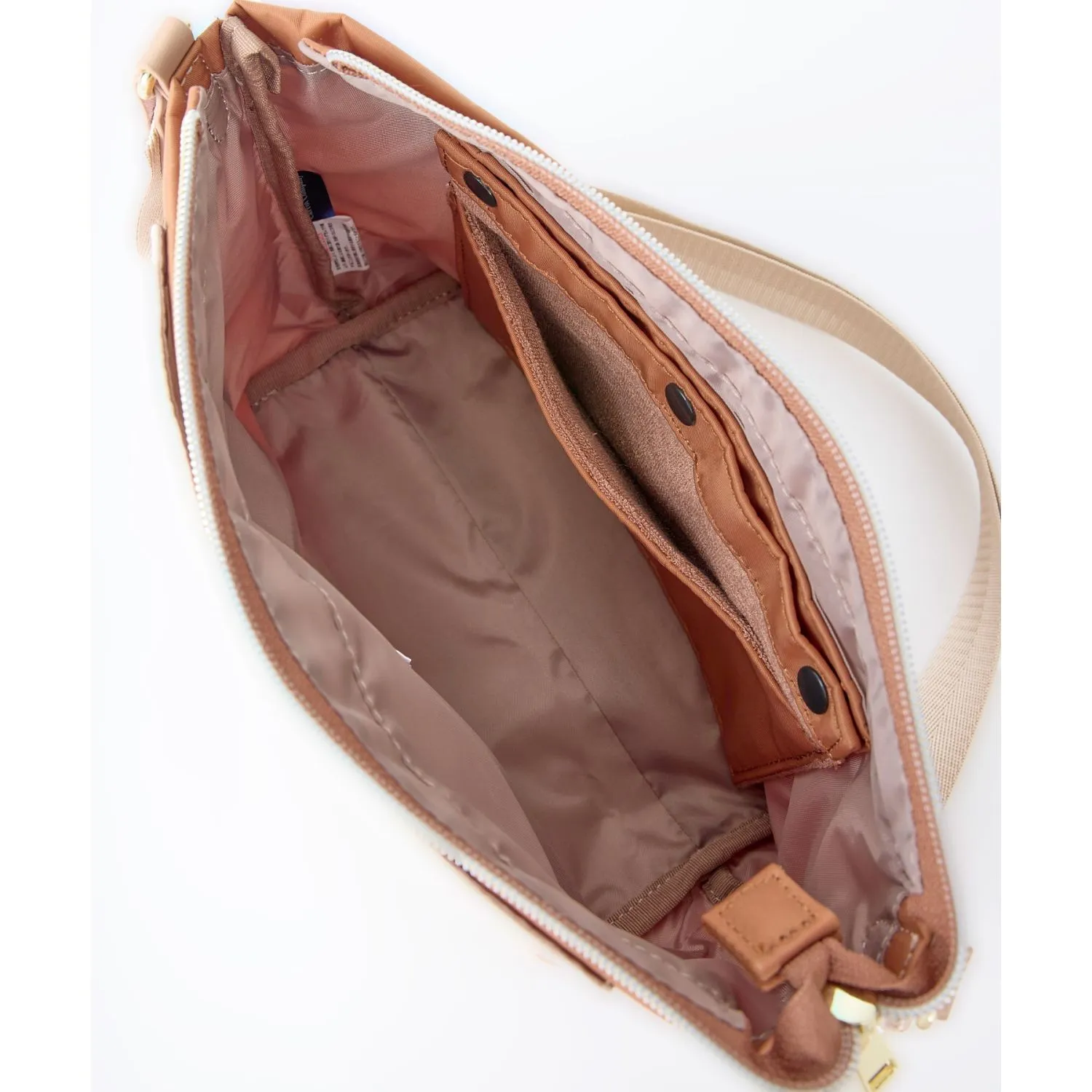 Legato Largo Color Combo Mini Shoulder Bag (Camel)