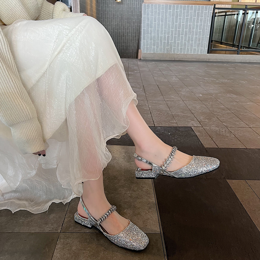 Sequinned Mary Janes