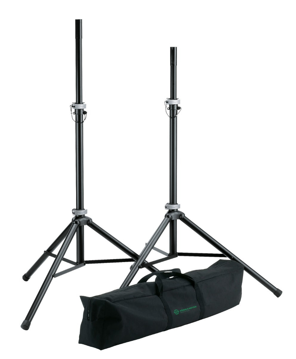 K&M 21459 Speaker Stand Package (Black)
