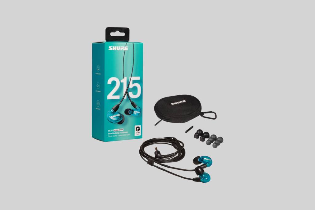 Shure SE215 ブルー SHURE SE215SPE-PL-A(SE215 Special Edition パープル)(国内正規