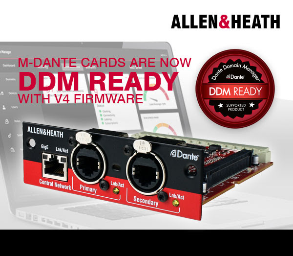 M-Dante Cards Now DDM Ready