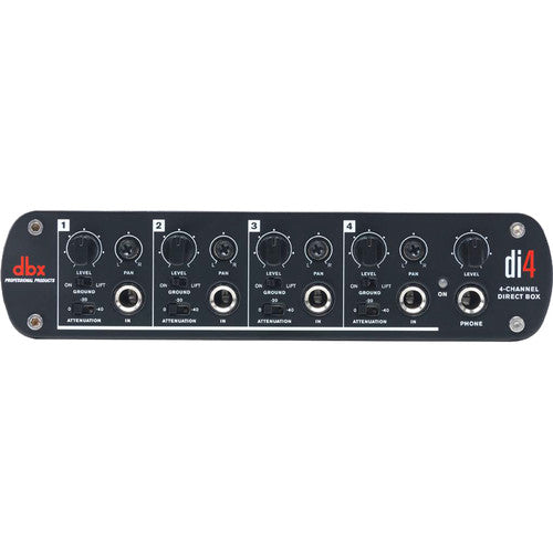 DBXDI4 | 4 CHANNEL DI BOX,w/LINE MIXER