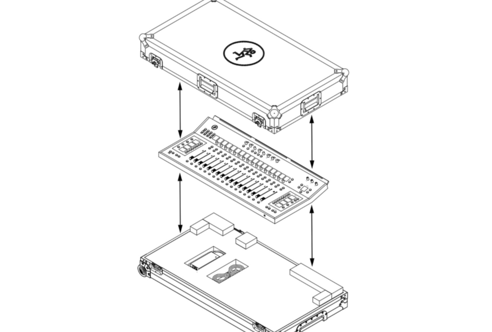 Mackie DC16 Road Case