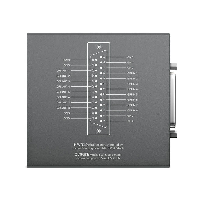 Blackmagic GPI and Tally Interface