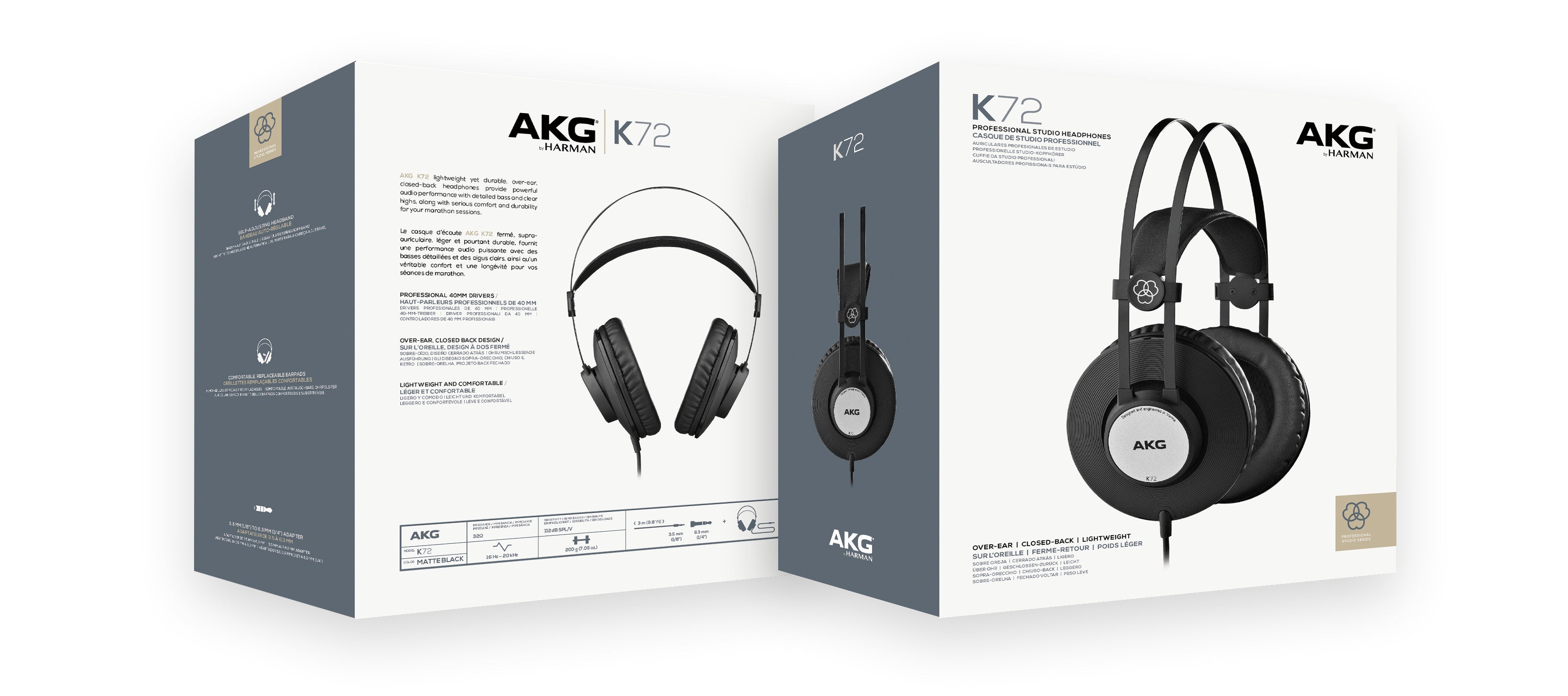 [PRE-ORDER] AKG K72 HEADPHONES