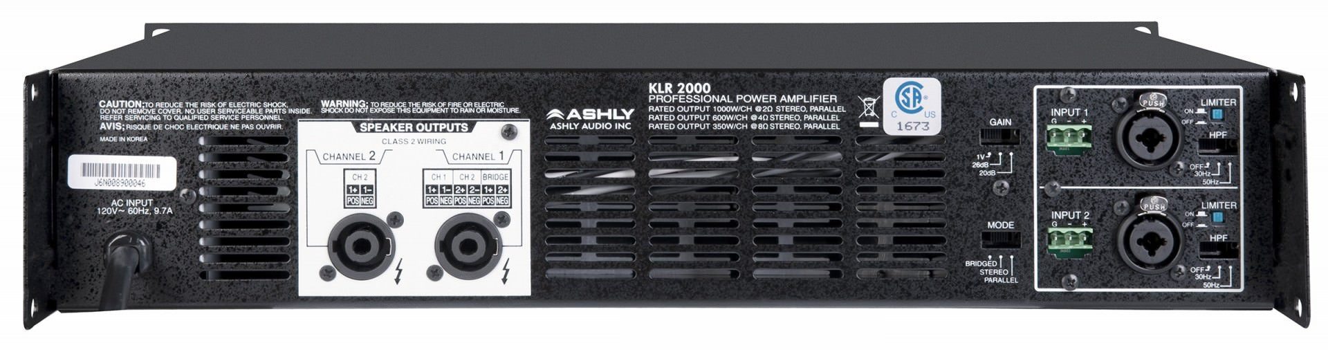 Ashly KLR 2000