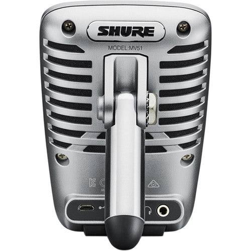 Shure MV51 MOTIV Condenser Microphone (Silver)