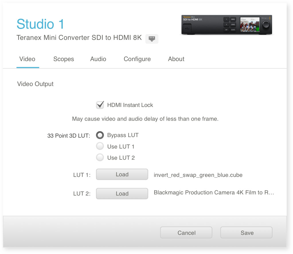 Mini to SDI HDMI 8K HDR Mini to SDI HDMI 8K HDR