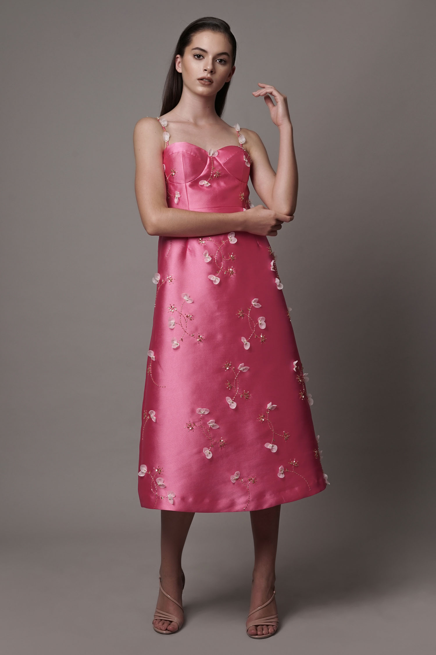 Nefira Dress - Bright Pink