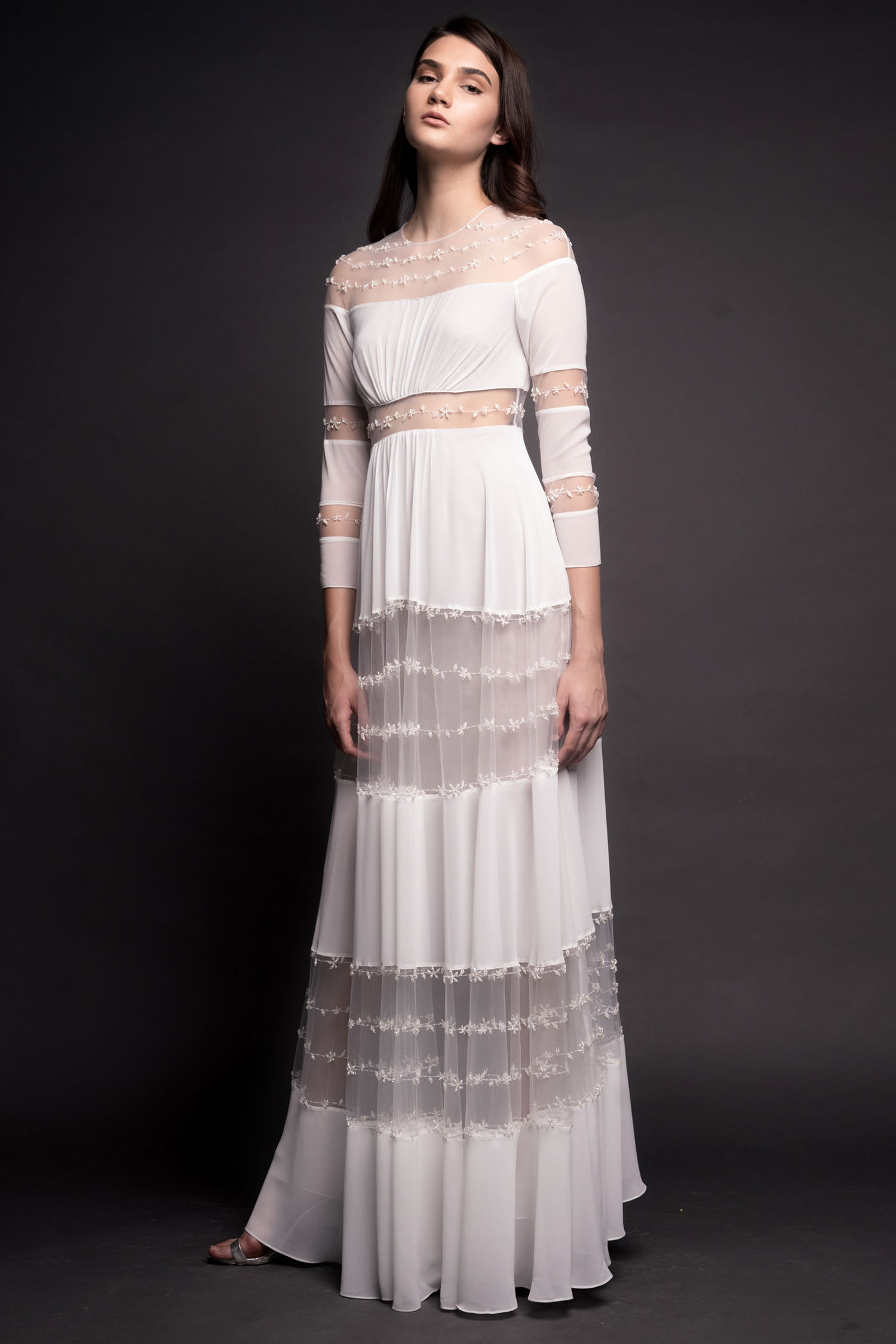 Lyne Dress White