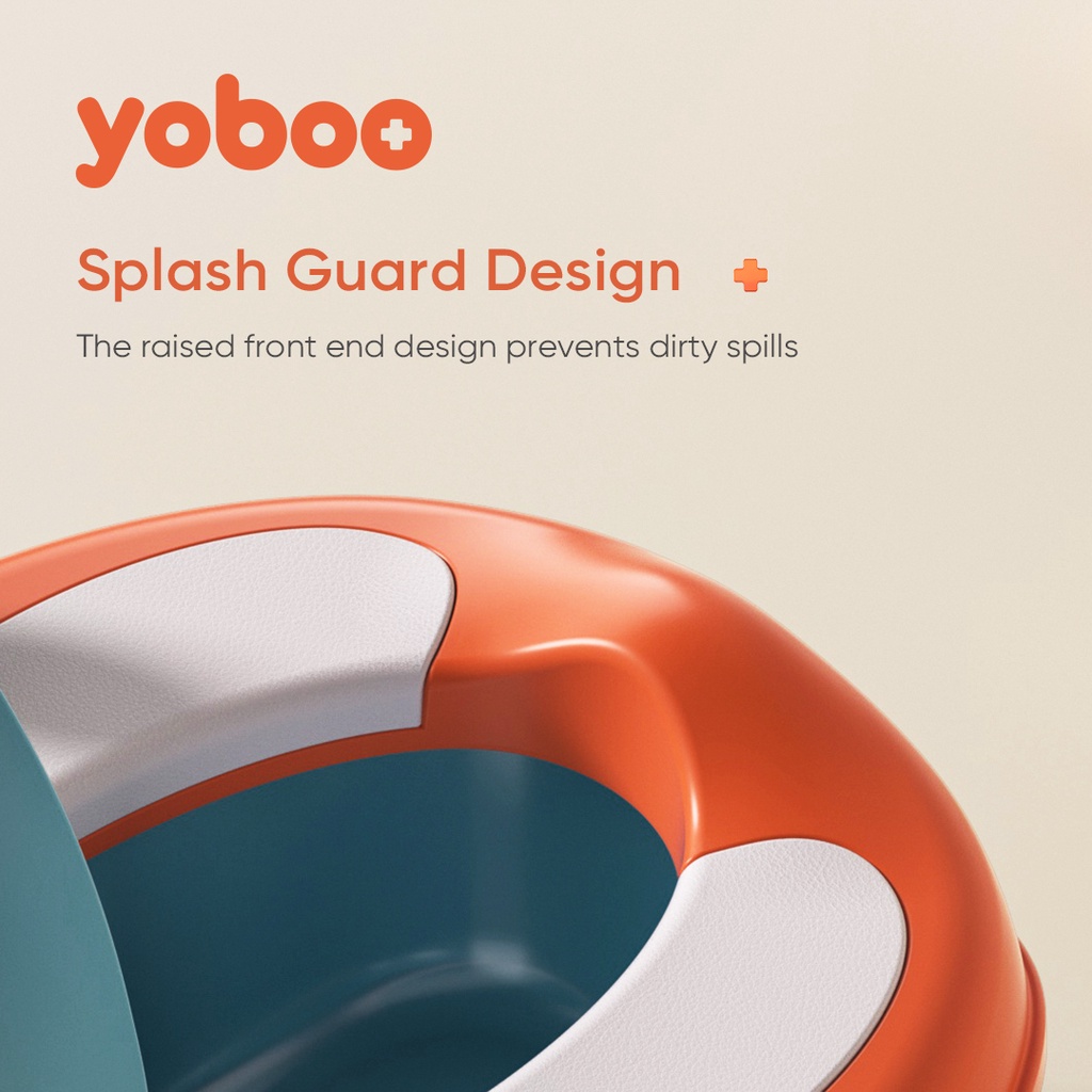 Yoboo Baby Potty Trainer Soft Seat Cushion Splash Guard Design