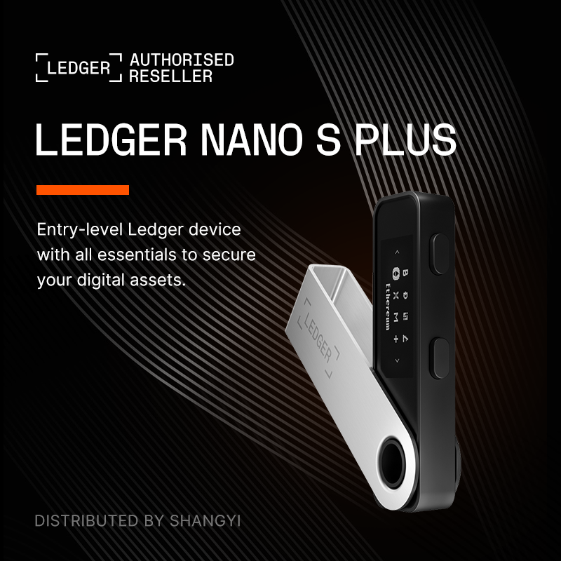 Ledger Nano S Plus Crypto Hardware Wallet Ledger wallet digital wallet bitcoin wallet cold storage digital wallet cryptocurrency-ShangYi