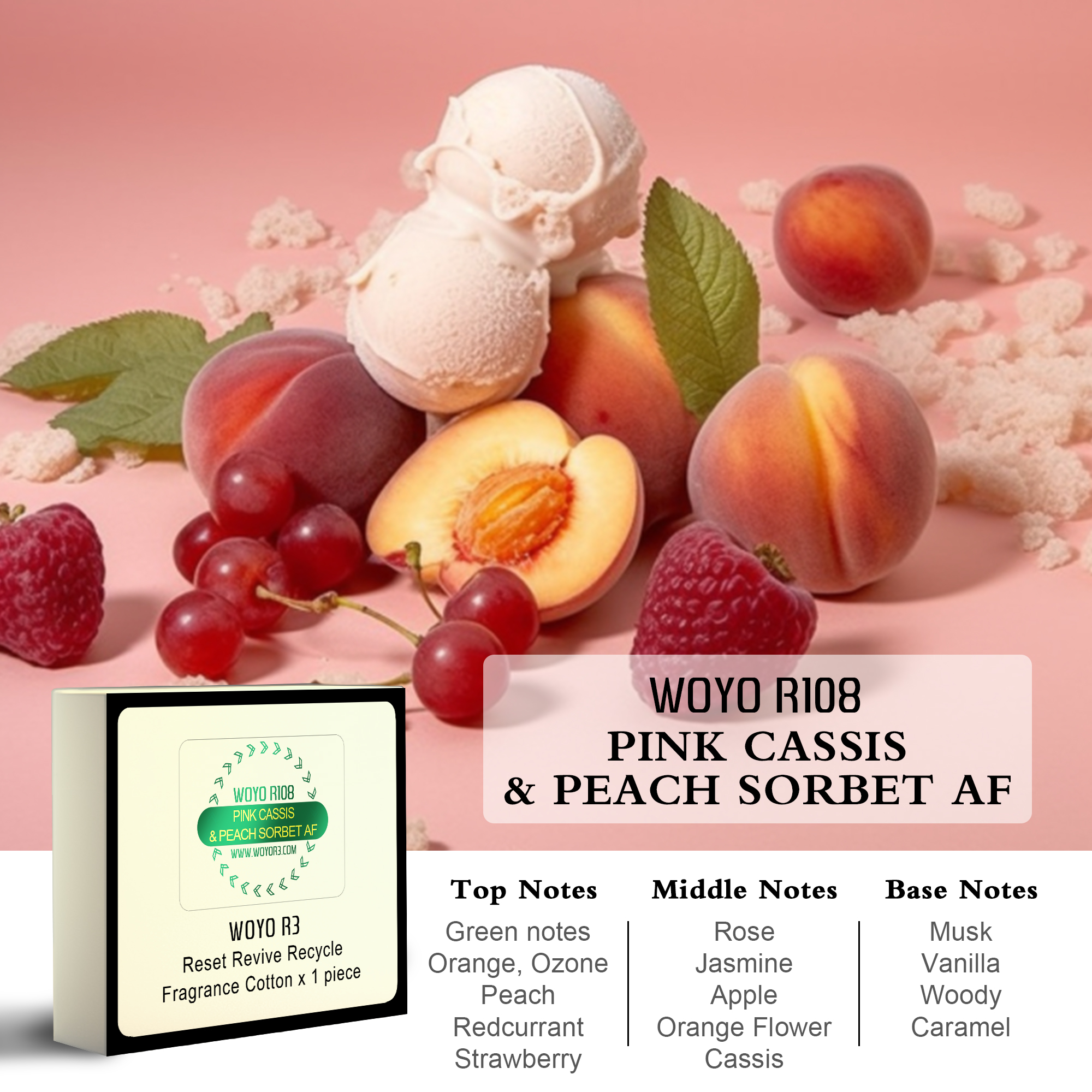 R108 PINK CASSIS & PEACH SORBET AF