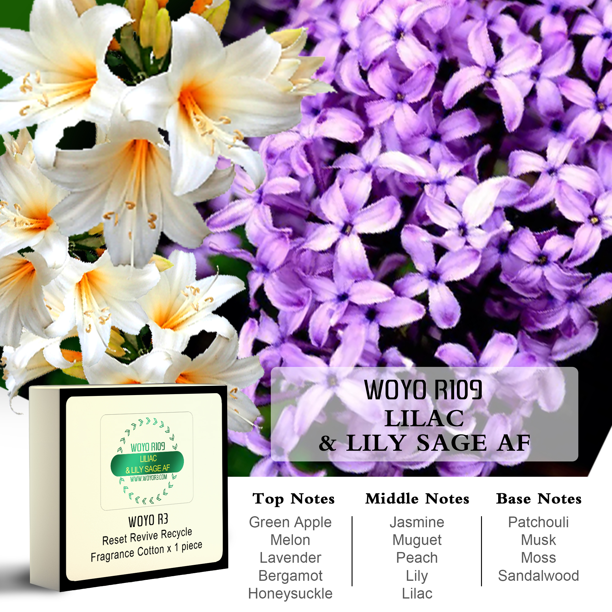 R109 LILAC & LILY SAGE AF