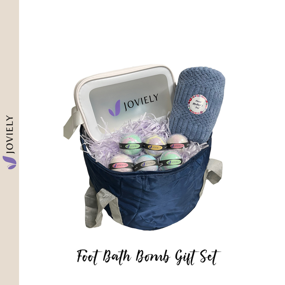 6pc Foot Soak Bath Bomb with Essential Oil Gift Set Series