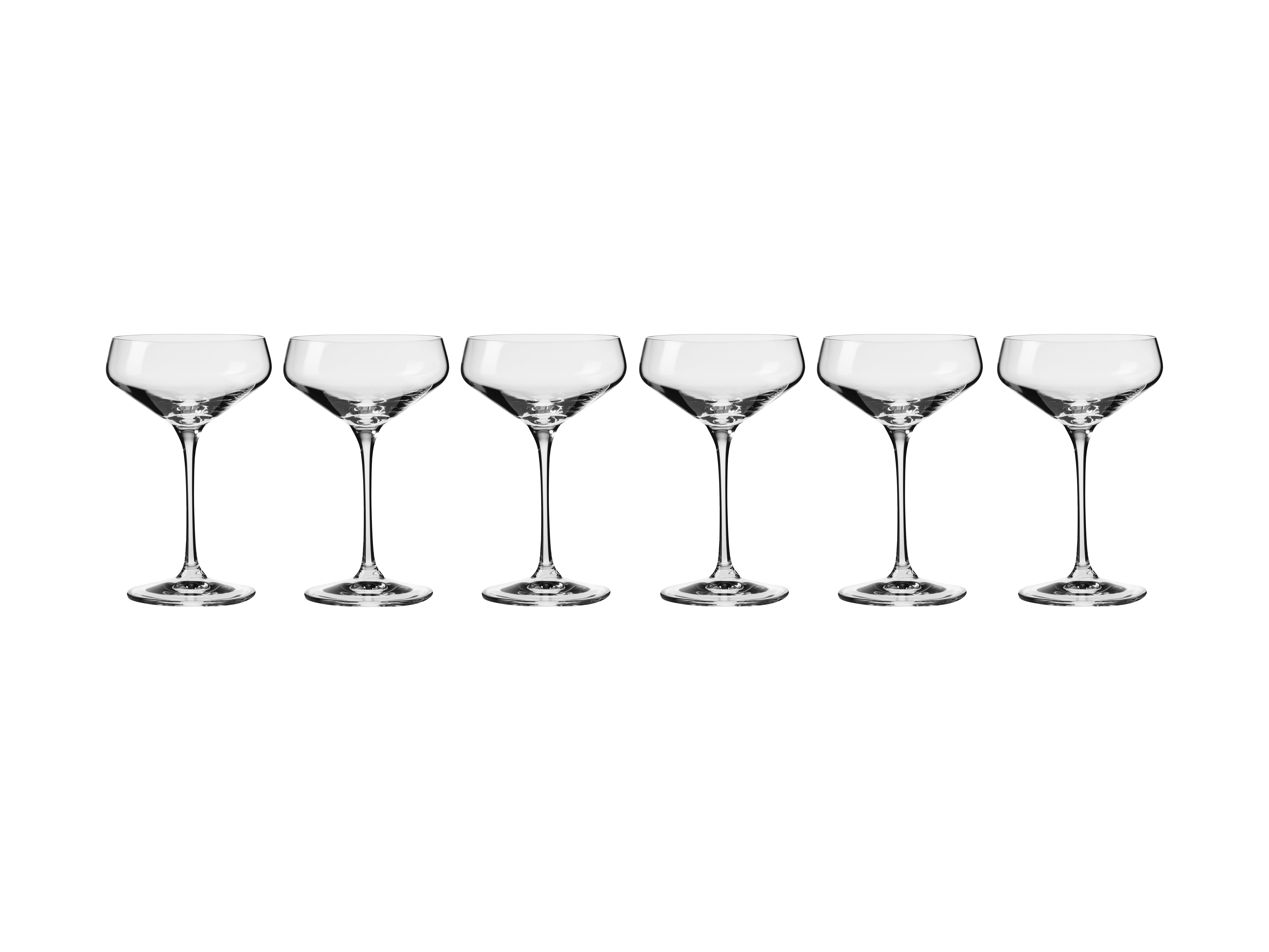 Krosno Avant Garde Cocktail Glass 230ML Set of 6 Gift Boxed