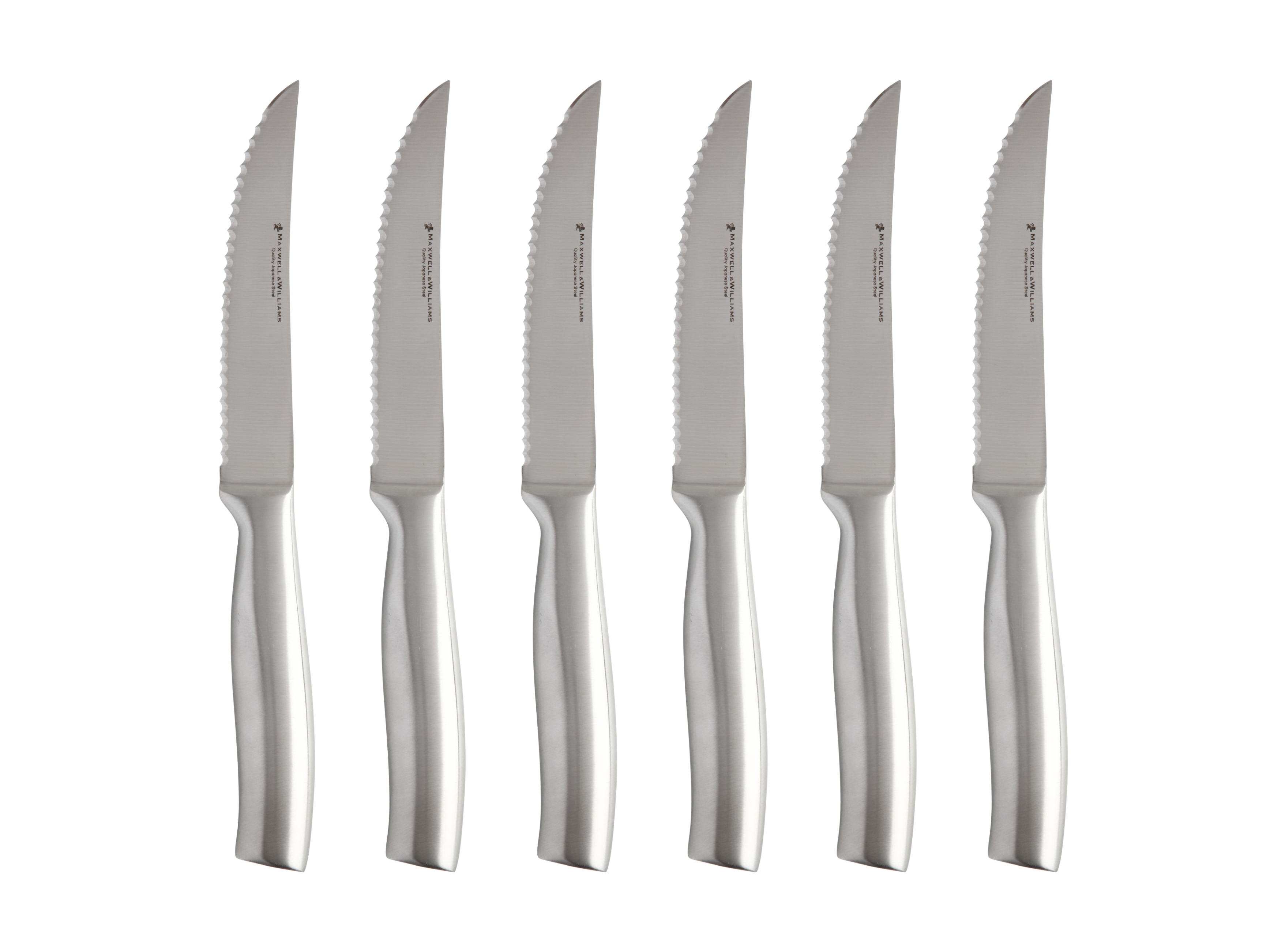 Maxwell & Williams Stanton Steak Knife Set 6pc Stainless Steel Gift Bo